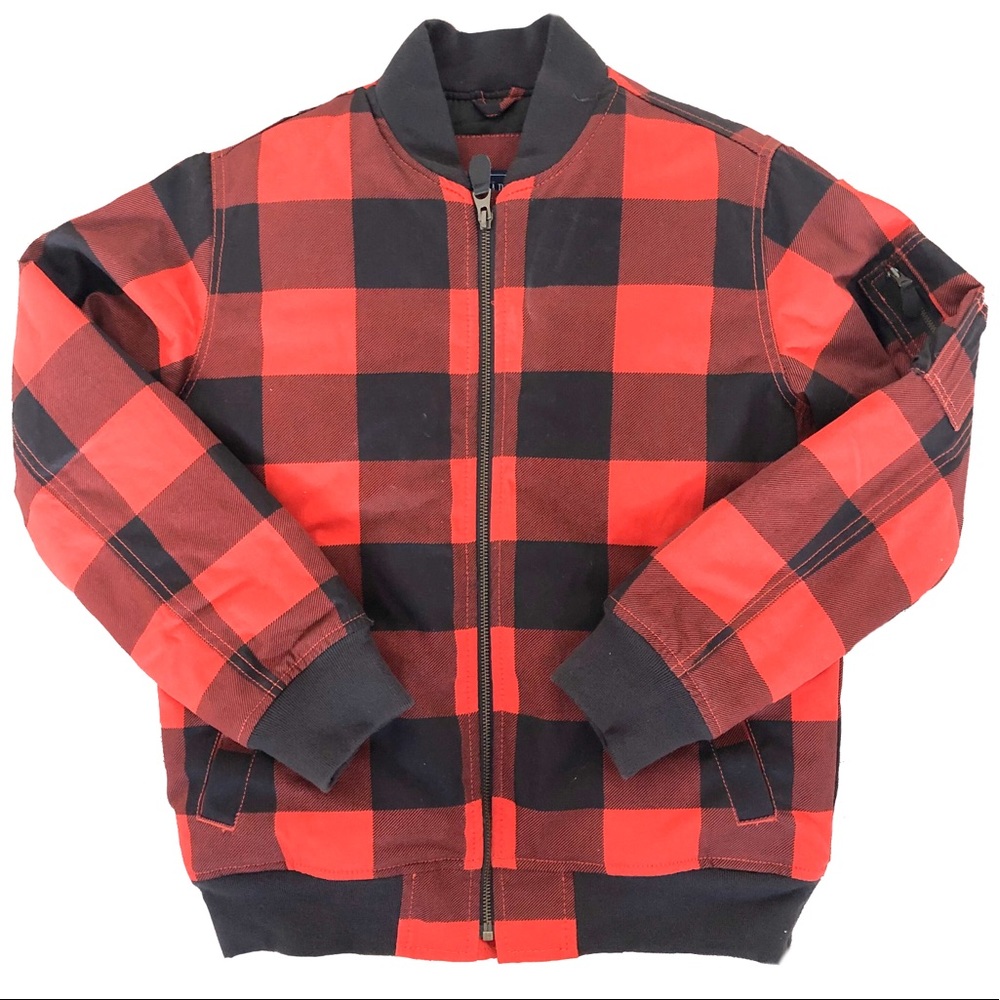 Gap Kids Red Plaid Jacket